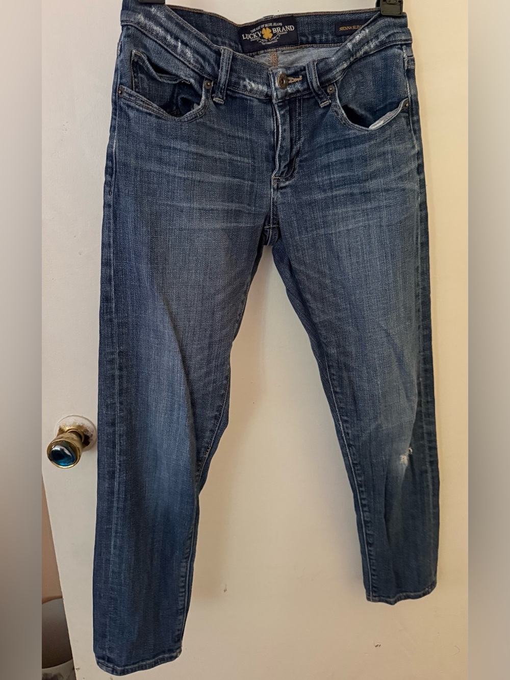 Lucky Brand Blue Sienna Slim Boyfriend Jeans